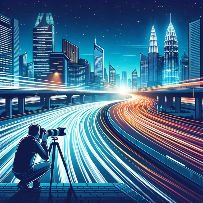 Os Melhores Locais para Fotografar Carros em Movimento e Rastros de Luz