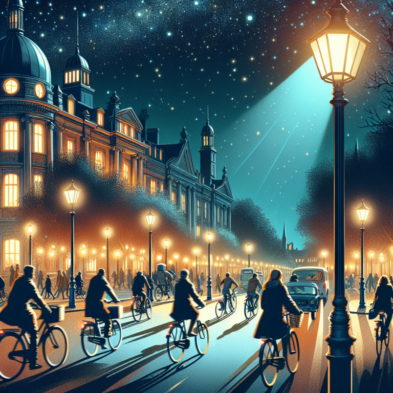 Os Melhores Locais para Fotografar Bicicletas e Pedestres à Noite