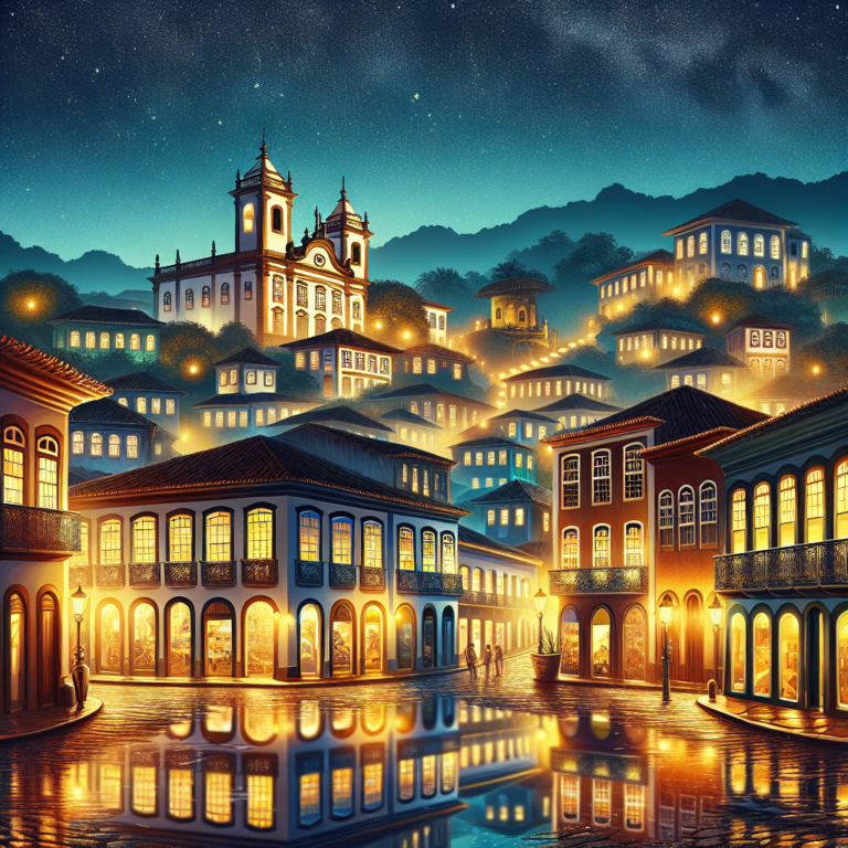 Cidades Históricas Iluminadas: Encante-se com Arquitetura Noturna!