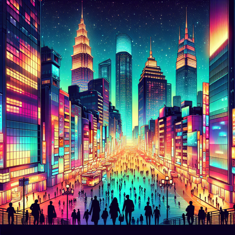 Técnicas para Melhorar as Cores e o Contraste de Paisagens Urbanas Noturnas