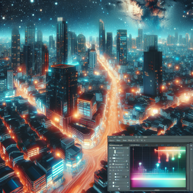 Como Destacar as Luzes da Cidade na Edição de Fotografias Noturnas
