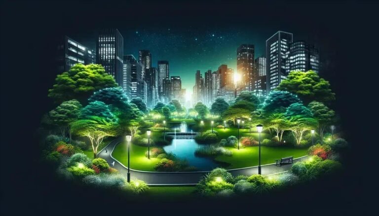 Dicas para fotografar parques e áreas verdes em meio à iluminação urbana noturna